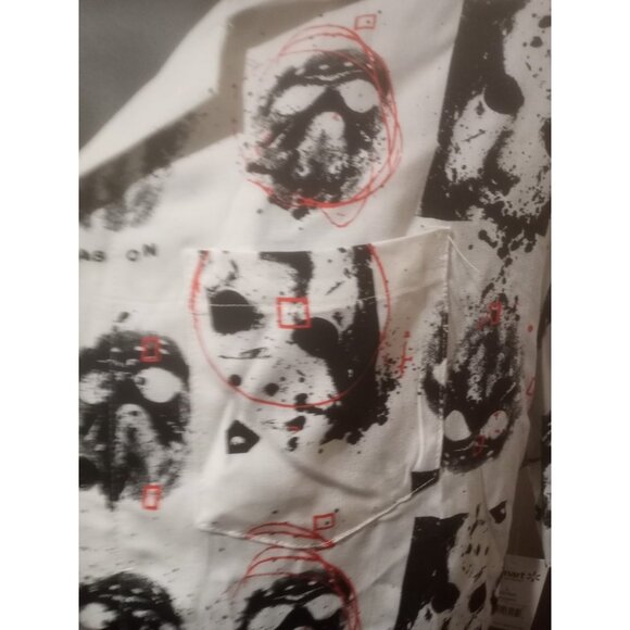New Friday the 13th Mens Jason Voorhees AOP Button Down Shirt Large L - Picture 3 of 13
